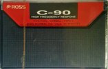 Compact Cassette Ross 90 "Ultra Dynamic Cassette" Type I Normal Unknown Country