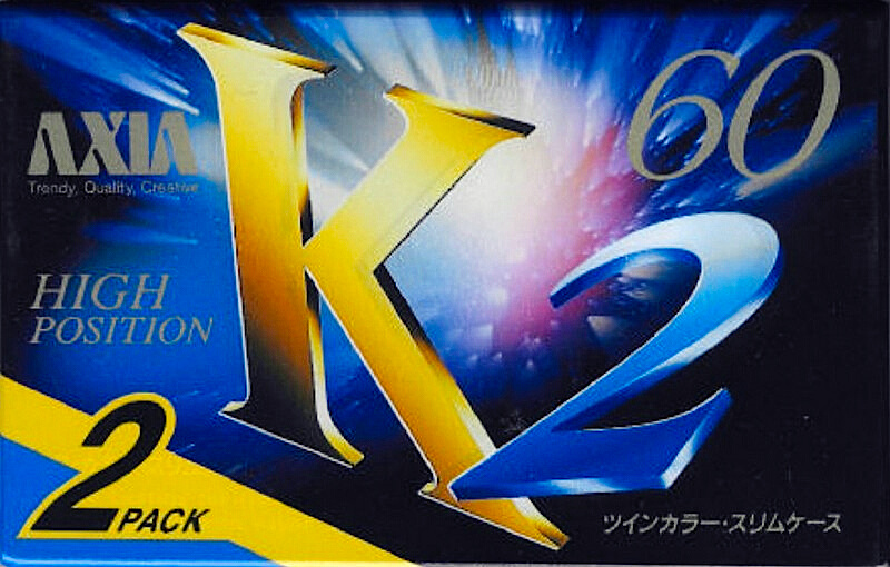2 pack AXIA K2 60 "K2B 602" Type II Chrome 1995 Japan