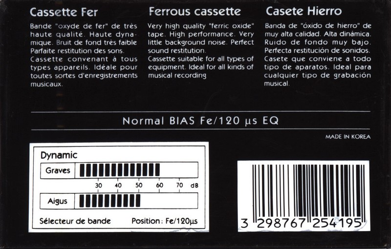 Compact Cassette: Unknown Exel -  90