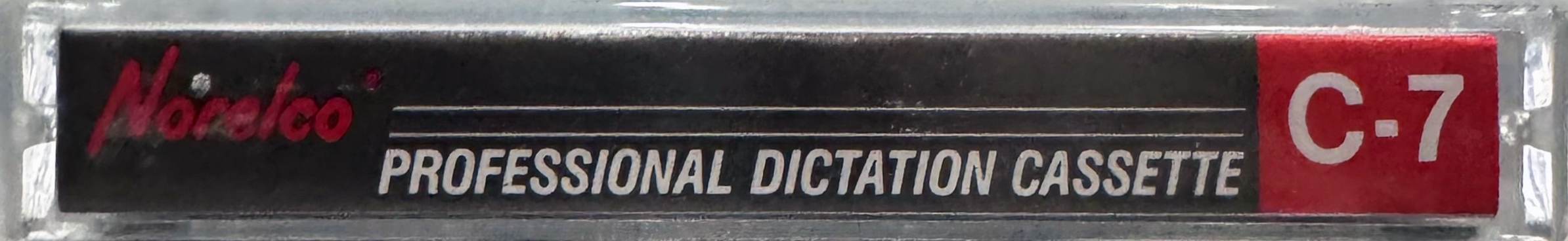 Compact Cassette Norelco 60 "C-7" Dictating Cassette USA