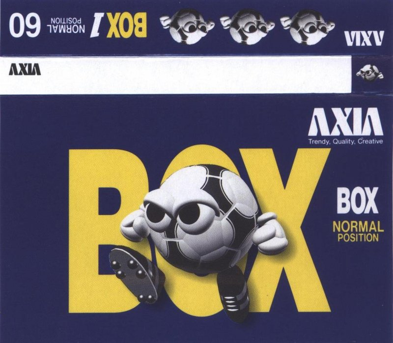 Compact Cassette AXIA Box 1 60 "BOX1A 60" Type I Normal 1995 Japan