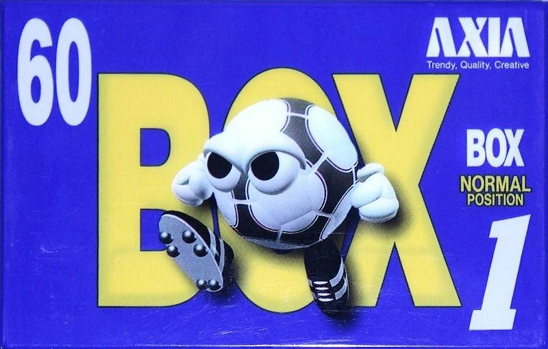 Compact Cassette AXIA Box 1 60 "BOX1A 60" Type I Normal 1995 Japan