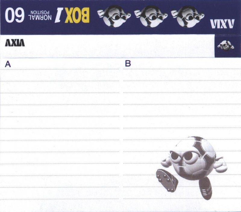 Compact Cassette AXIA Box 1 60 "BOX1A 60" Type I Normal 1995 Japan