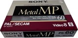 Video8, Hi8, Digital8 Sony MP 60 "Video8 P5-60MP" Type IV Metal 1989 Europe
