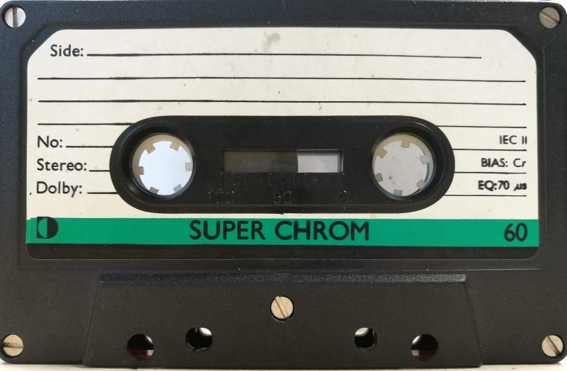 Compact Cassette Polimer 60 Type II Chrome 1979 Hungary
