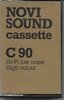Compact Cassette Novi Sound 90 Type I Normal Europe
