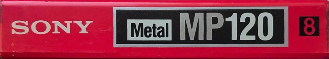 Video8, Hi8, Digital8 Sony MP 120 "Video8 P6-120MPD" Type IV Metal 1992 Japan