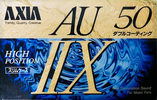 Compact Cassette AXIA AU-IIx 50 "AU2X A 50" Type II Chrome 1992 Japan
