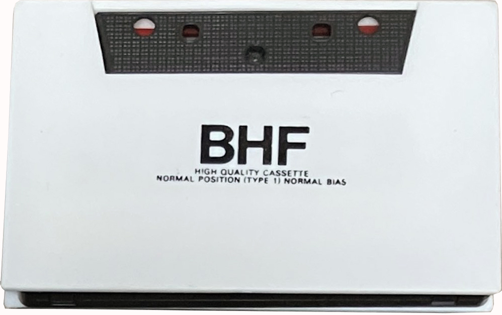 Compact Cassette CBS / Sony BHF 60 Type I Normal 1979 Japan