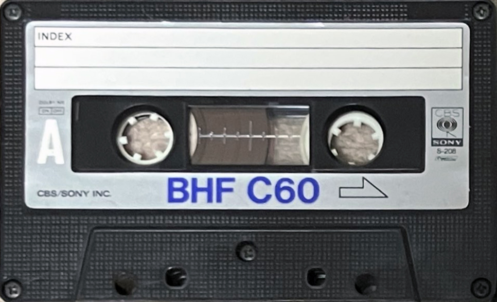 Compact Cassette CBS / Sony BHF 60 Type I Normal 1979 Japan