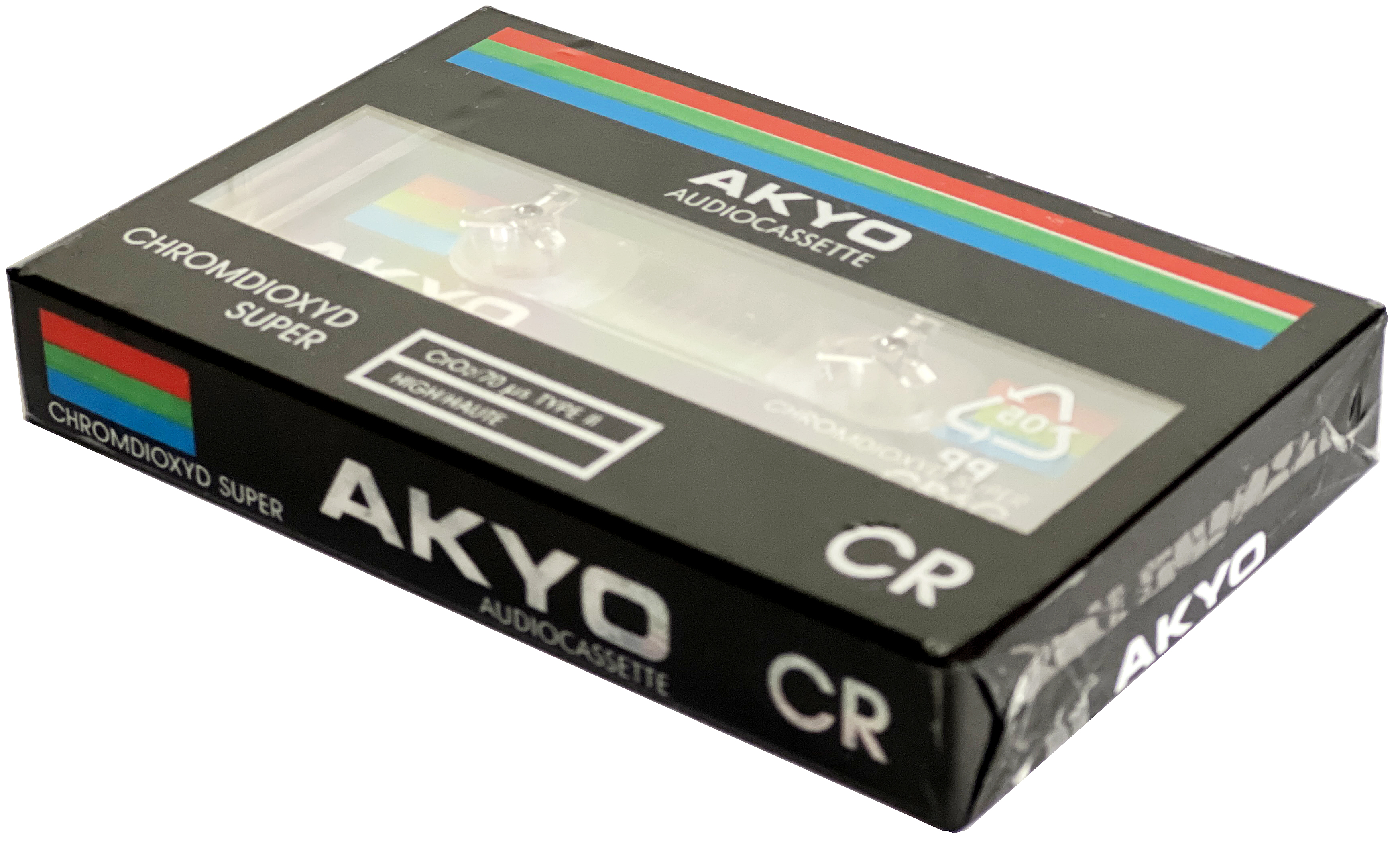 Compact Cassette Akyo 60 "CR" Type II Chrome Europe