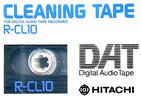 Digital Audio Tape Hitachi "R-CL10" Cleaning Cassette 1990 Japan