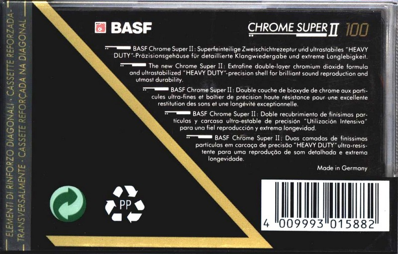 Compact Cassette: BASF  - Chrome Super II 100