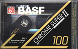 Compact Cassette BASF Chrome Super II 100 Type II Chrome 1991 Germany