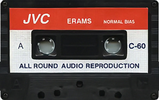 Compact Cassette JVC Erams 60 Type I Normal Unknown Country