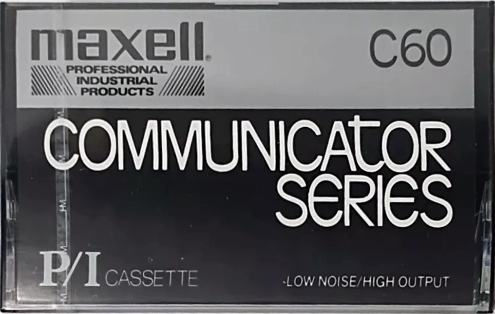 Compact Cassette Maxell Professional Industrial P/I 60 Type I Normal USA