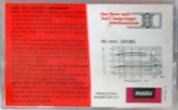 Compact Cassette Magli SDN 60 Type I Normal Greece