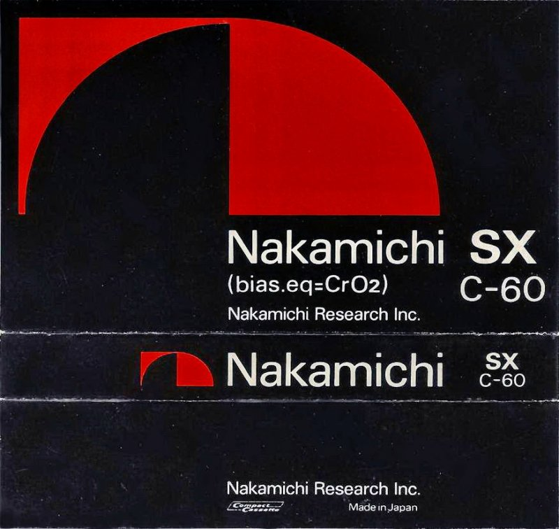 Compact Cassette:  Nakamichi - SX 60