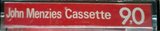 Compact Cassette John Menzies 90 Type I Normal 1977 UK