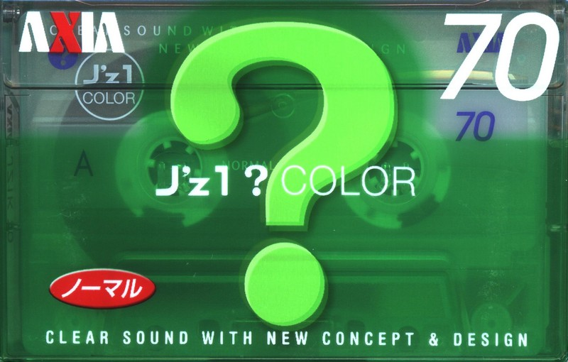 Compact Cassette AXIA J`z 1 Color 70 "JZ1K 70" Type I Normal 2003 Japan
