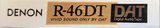 Digital Audio Tape Denon 46 "R-46DT S" Type IV Metal 1991 Japan