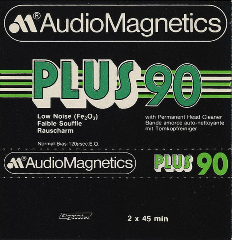 Compact Cassette:  Audio Magnetics - Plus 90