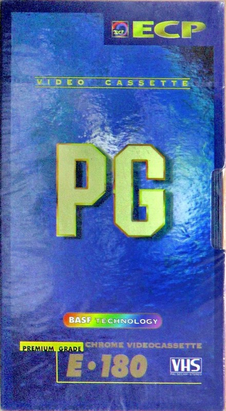 VHS, Video Home System ECP PG 180 Type II Chrome 1997 Russia