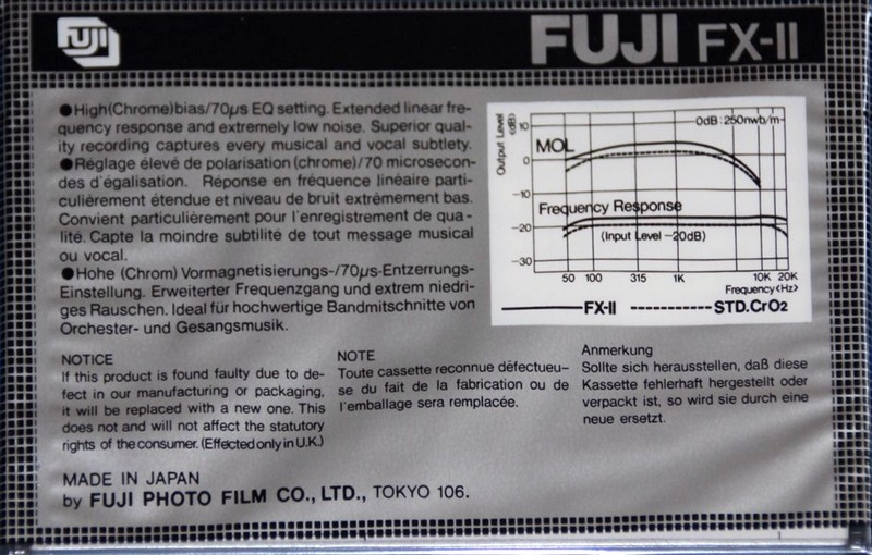 Compact Cassette: FUJI Fuji - FX-II 90