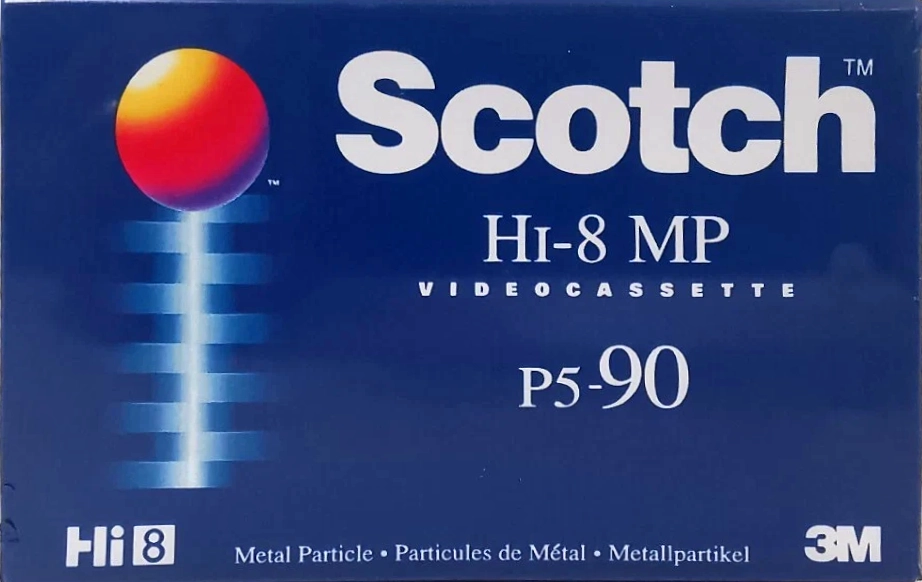 Video8, Hi8, Digital8 Scotch 90 Type IV Metal 1993 Europe