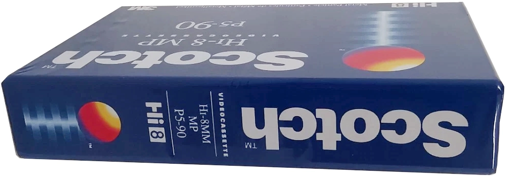 Video8, Hi8, Digital8 Scotch 90 Type IV Metal 1993 Europe