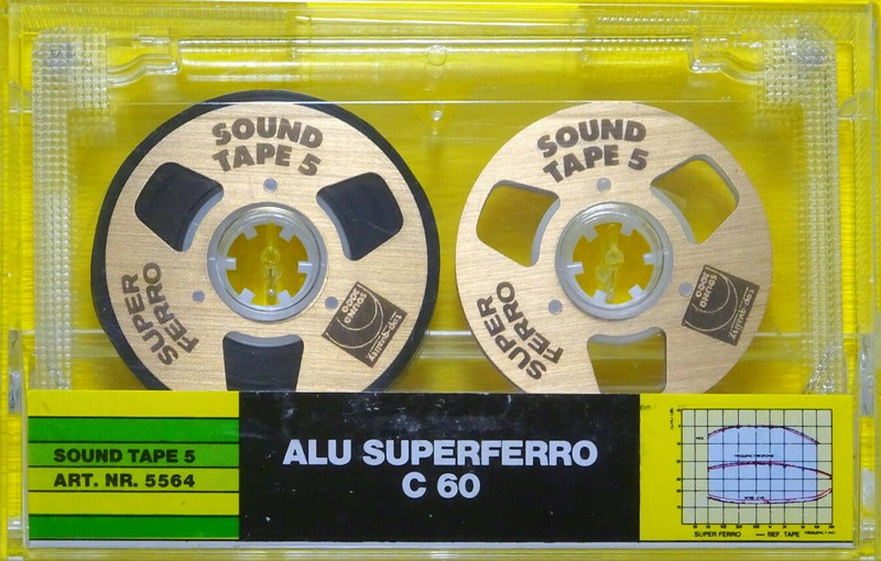 Compact Cassette Sound 2000 Sound Tape 5 60 "RV ROYAL" Type I Normal 1985 Germany