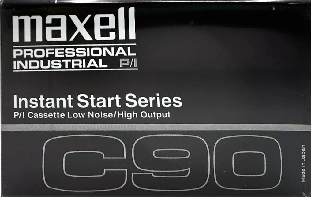 Compact Cassette Maxell Professional Industrial P/I 90 Type I Normal 1996 USA