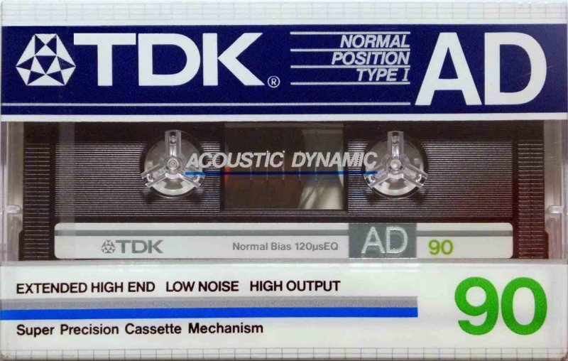 Compact Cassette: TDK  - AD 90