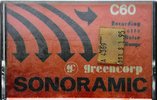 Compact Cassette Greencorp Sonoramic 60 Type I Normal 1973 Australia