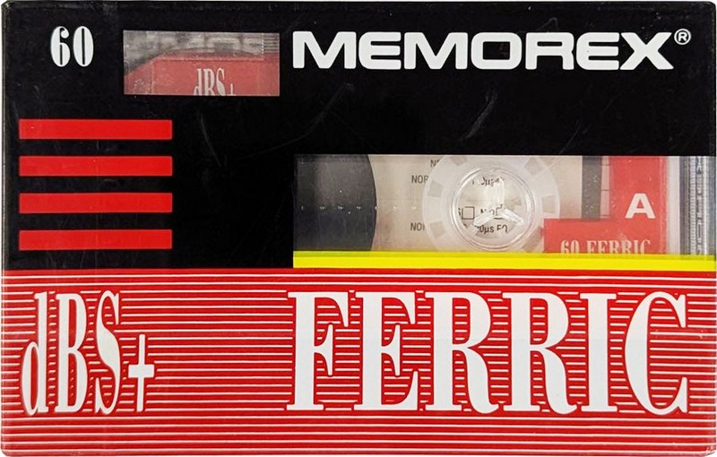Compact Cassette Memorex dBS+ 60 Type I Normal 1991 Europe