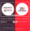 Compact Cassette Sony 60 Type I Normal 1972 Europe