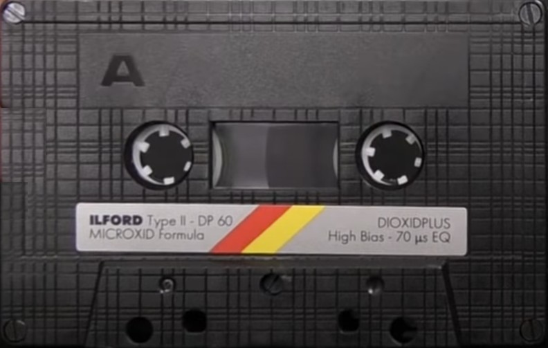 Compact Cassette Ilford DP 60 "Dioxidplus" Type II Chrome 1988 Europe