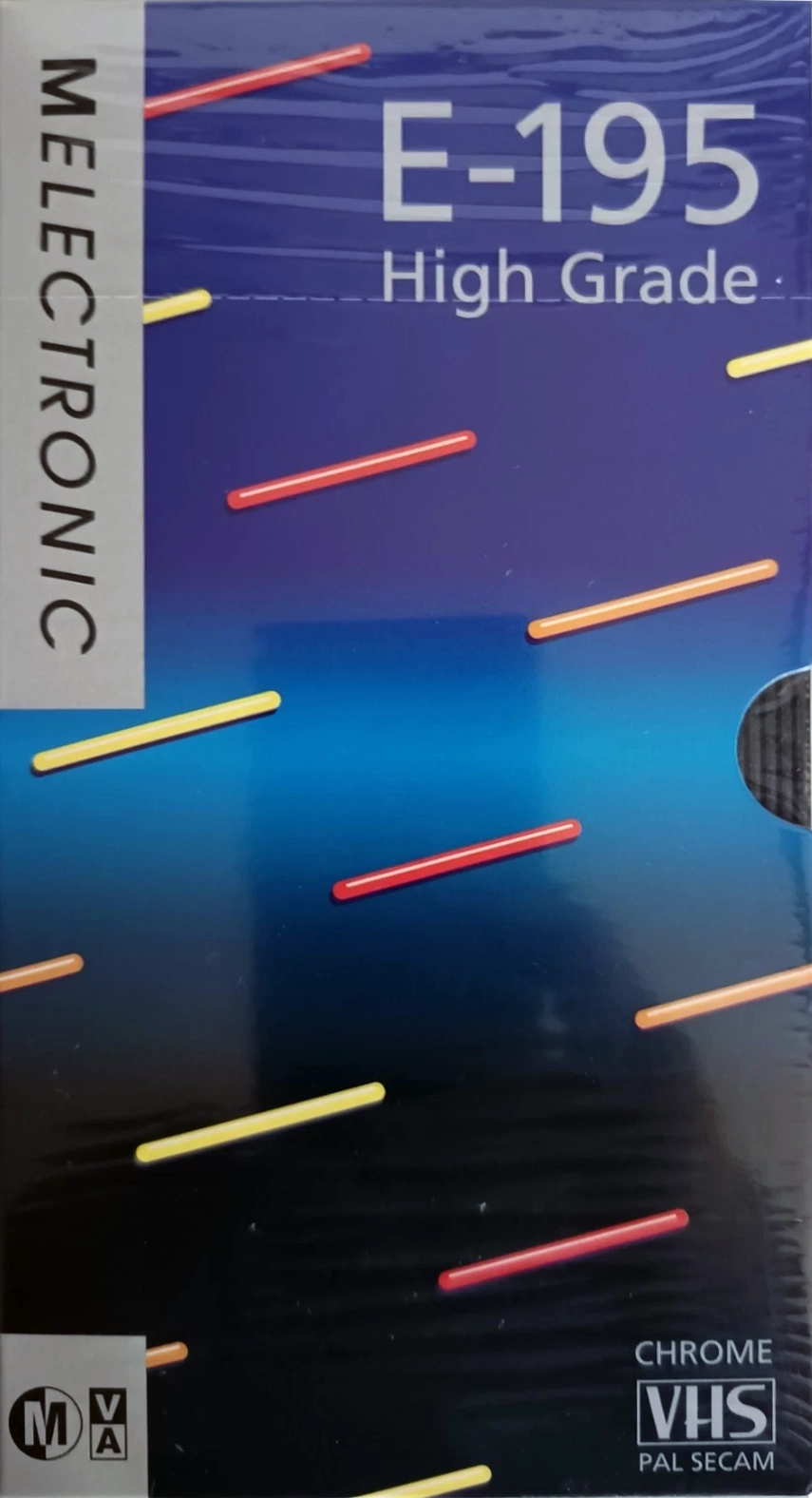 VHS, Video Home System Melectronic 195 Type II Chrome 1994 Switzerland