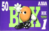 Compact Cassette AXIA Box 1 50 "BOX1A 50" Type I Normal 1995 Japan