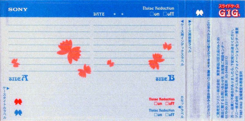 Compact Cassette: Sony  - GIG-1 74