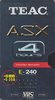 VHS, Video Home System Teac ASX 240 Type I Normal Europe