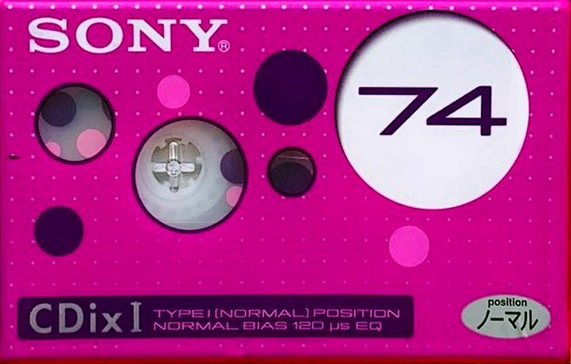 Compact Cassette Sony CDix I 74 "C74CDX1L" Type I Normal 2001 Japan