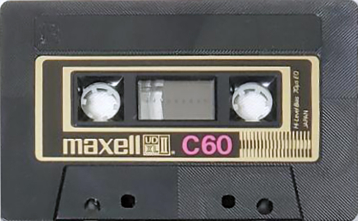Compact Cassette Maxell UD XLII 60 Type II Chrome 1977 Japan