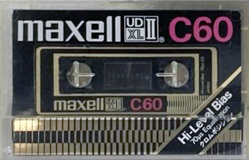 Compact Cassette Maxell UD XLII 60 Type II Chrome 1977 Japan