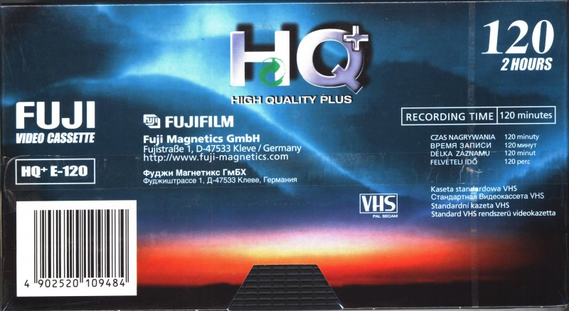 VHS, Video Home System: FUJI Fuji - HQ+ 120