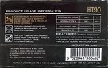 Compact Cassette Hi-Tech HT 90 Type I Normal 1989 UK