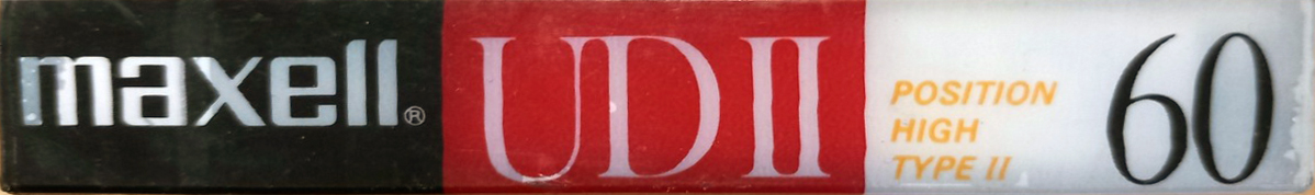 Compact Cassette Maxell UDII / UD2 60 Type II Chrome 1988 Japan