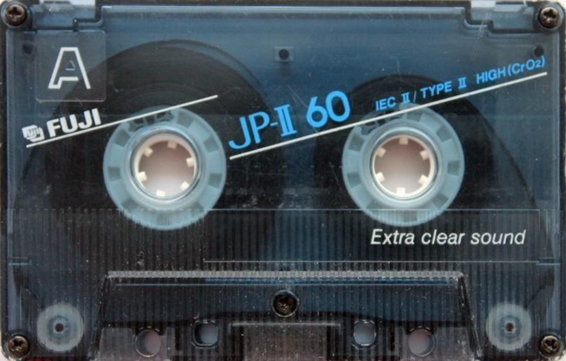 Compact Cassette Fuji JP-II 60 Type II Chrome 1990 Europe