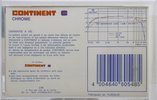 Compact Cassette Continent / Continente CD-X 90 "CD-XII" Type II Chrome 1985 France
