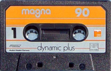 Compact Cassette Magna Dynamic Plus 90 Type I Normal 1980 Europe